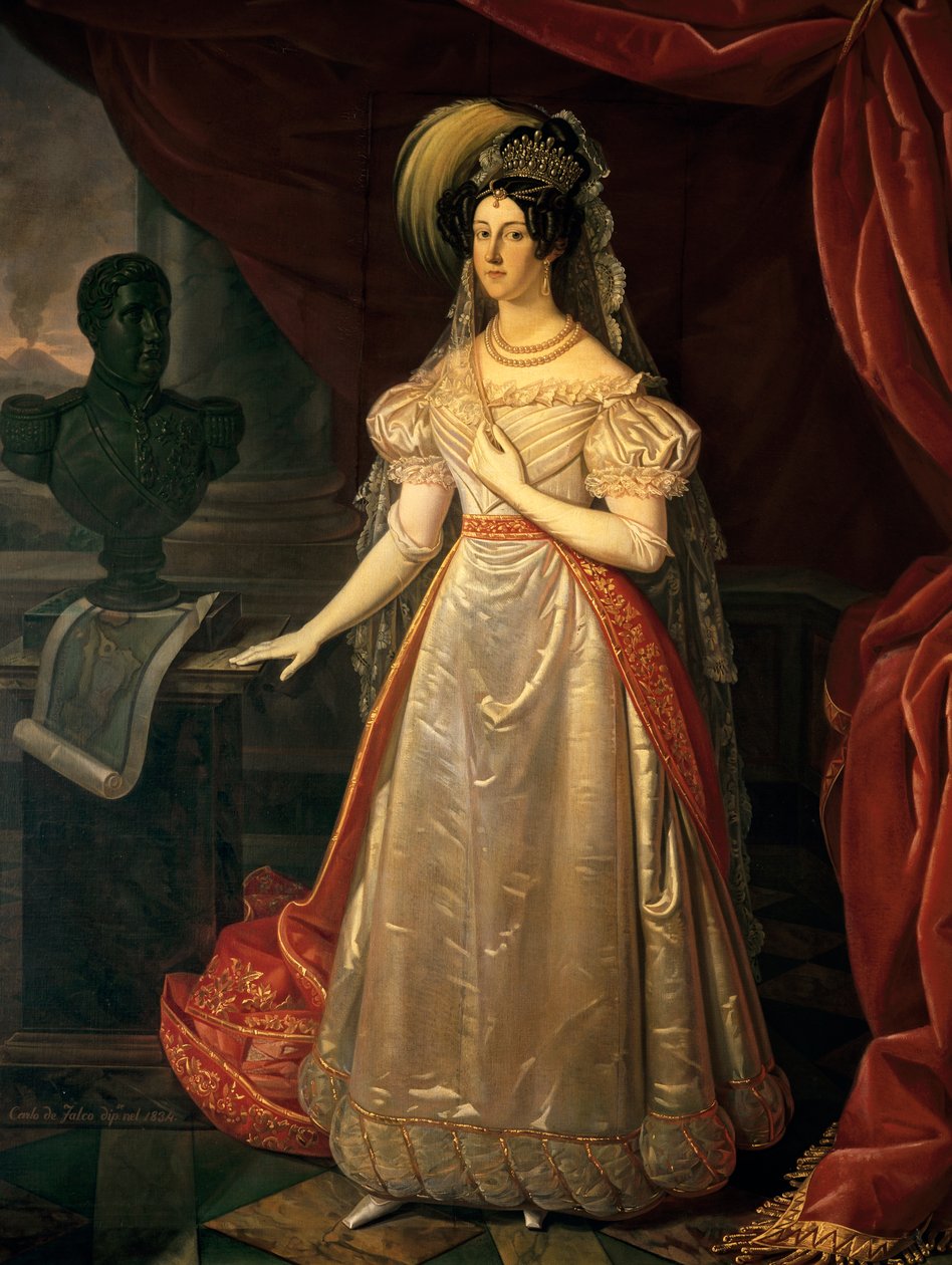 Retrato de Maria Cristina de Sabóia (Cagliari de Carlo de Falco