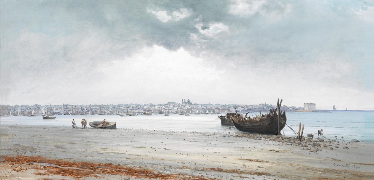 Vista de Montevidéu de Carlos Corsetti