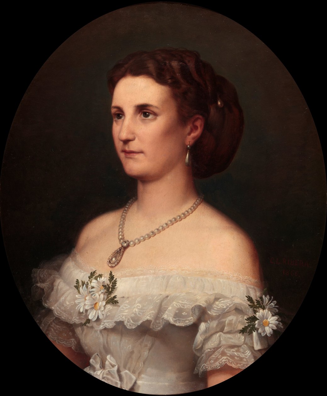 María Leonor Salm-Salm, Duquesa de Osuna de Carlos Luis Ribera y de Fieve