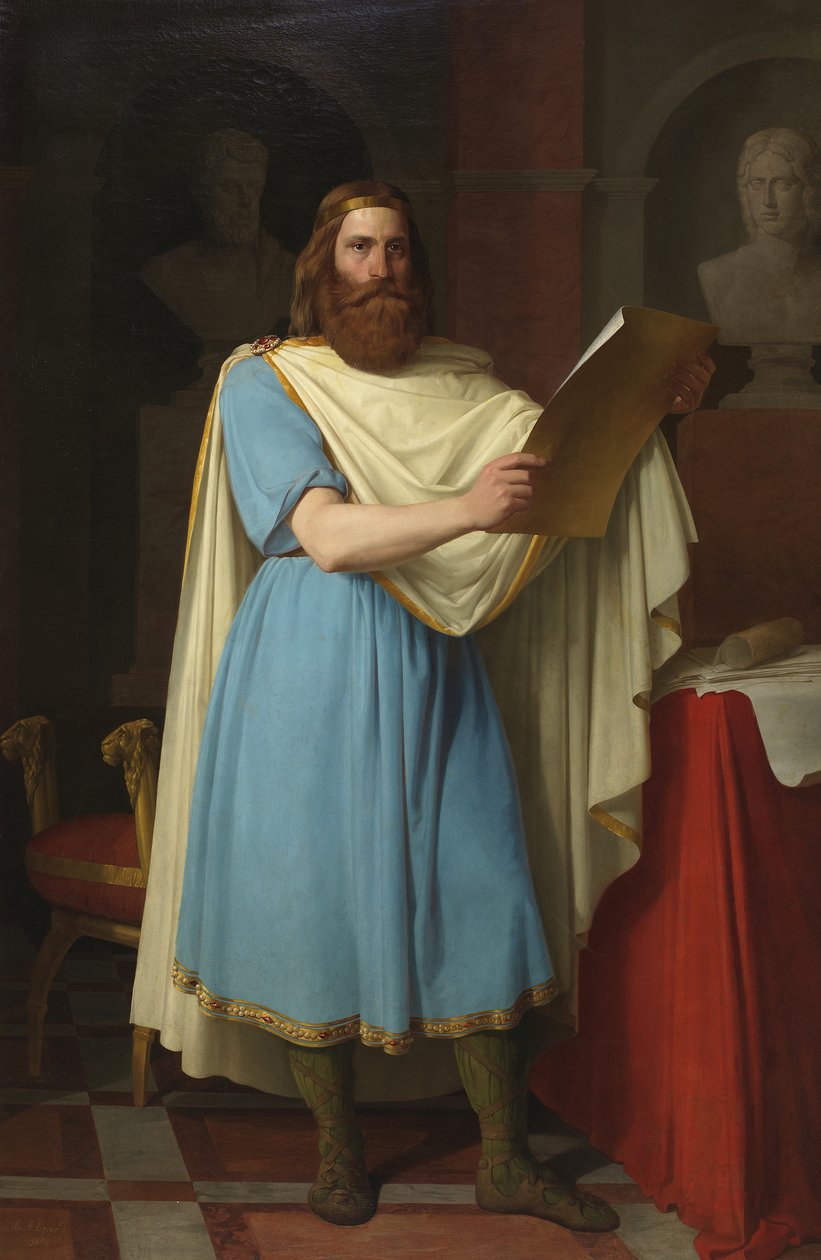 Alarico II, Rei Visigótico, 1856 de Carlos María Esquivel y Rivas