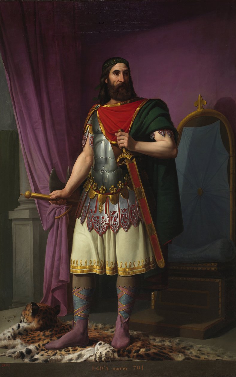 Portrait du roi wisigoth d