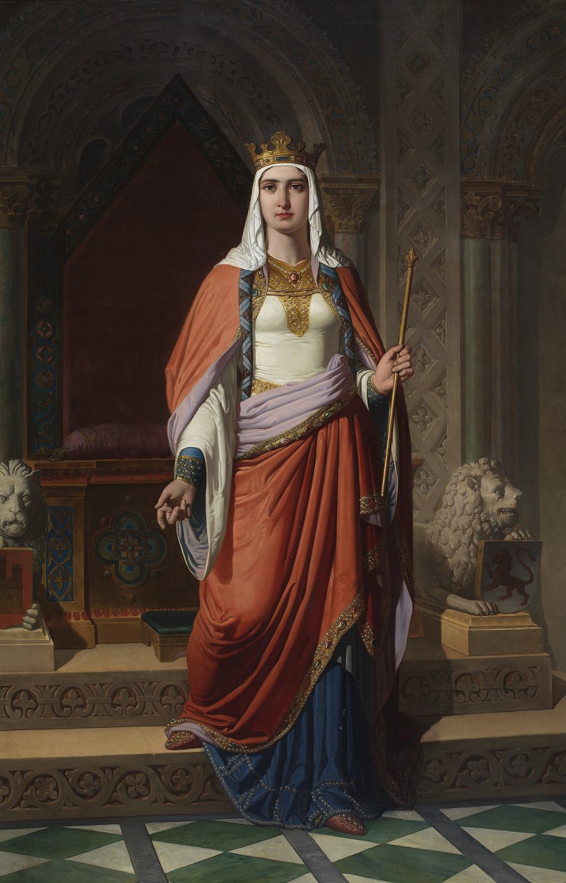 Rainha Urraca de Leão e Castela, 1857 de Carlos Múgica y Pérez