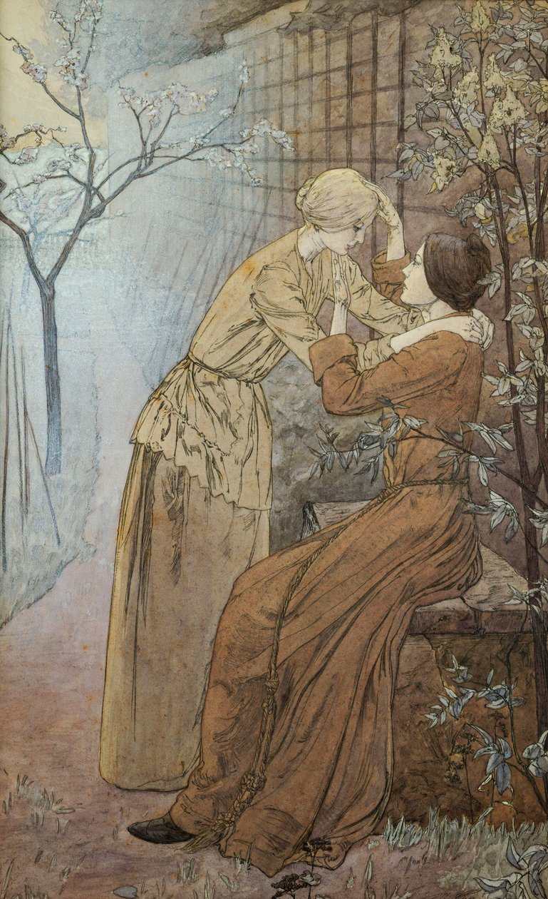 The Rendez-vous, 1892 de Carlos Schwabe