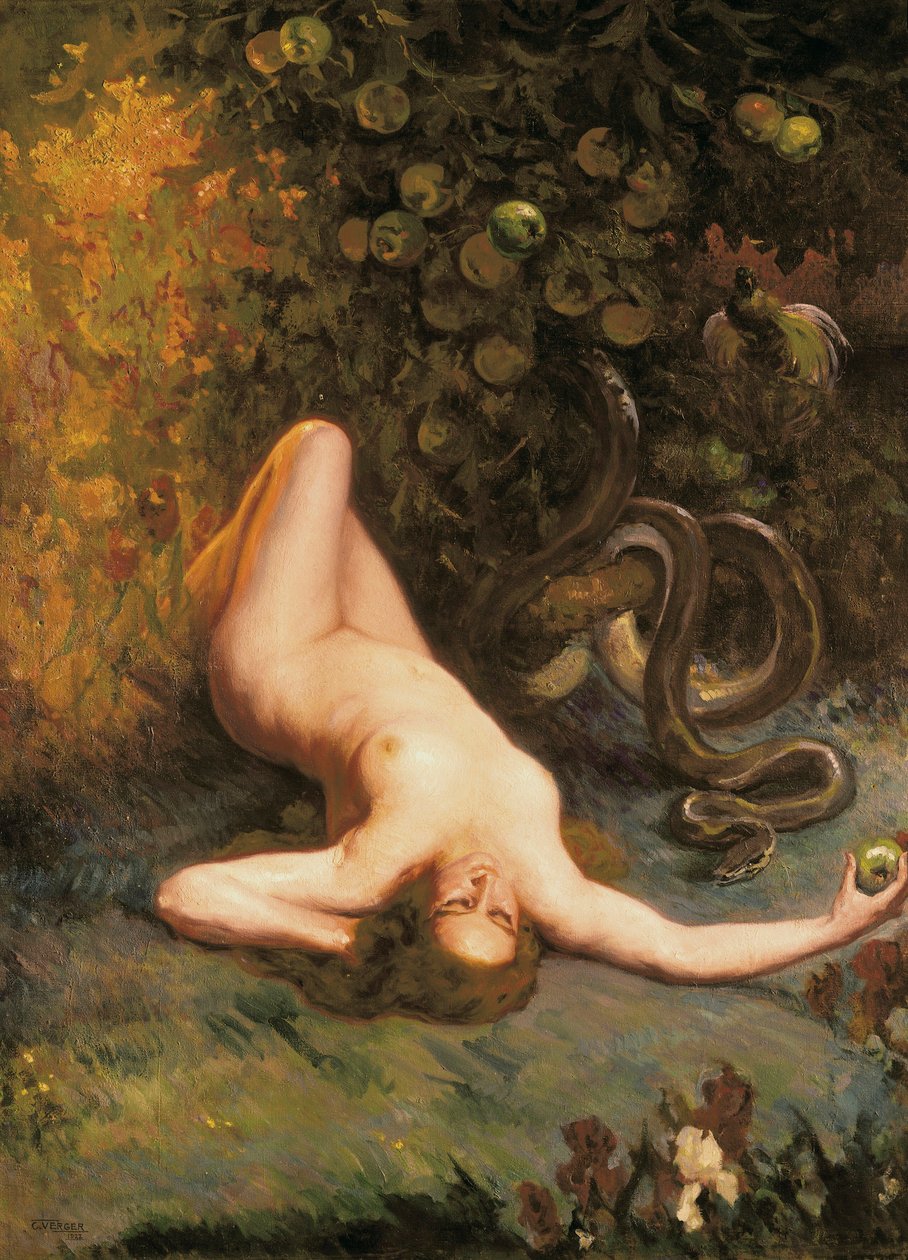 Véspera. Pintura de Carlos VERGER FIORETTI (1872-1929) de Carlos Verger Fioretti
