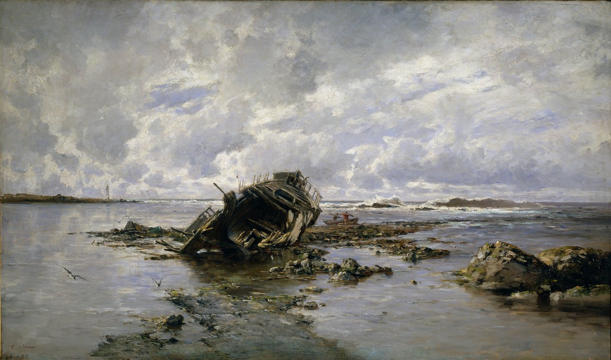 Um Navio Naufragado de Carlos de Haes