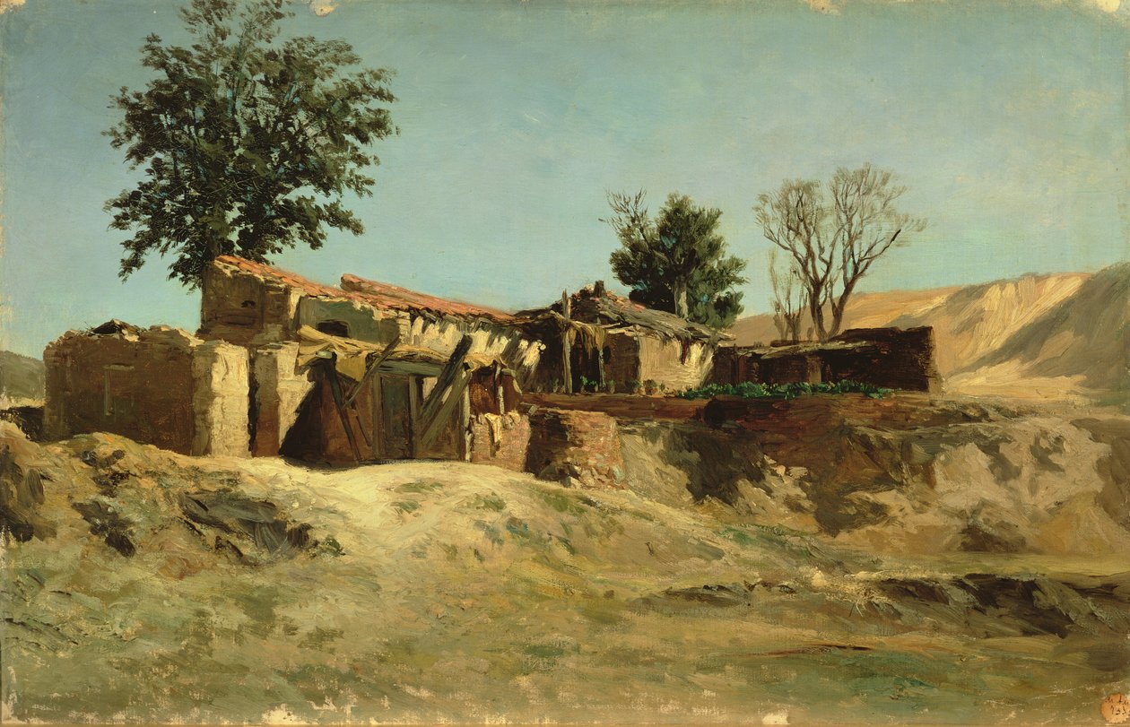 Telhados na Montanha Principe Pio de Carlos de Haes