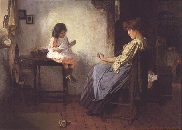 Enrolando a lã de Carlton Alfred Smith