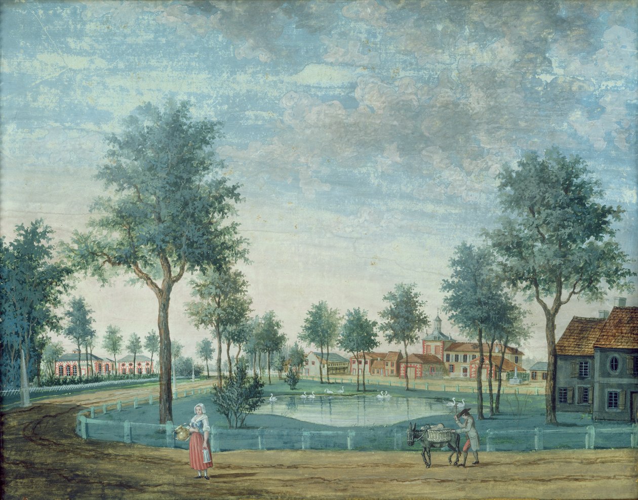 A Fazenda, Parque Raincy de Louis Carrogis dit Carmontelle