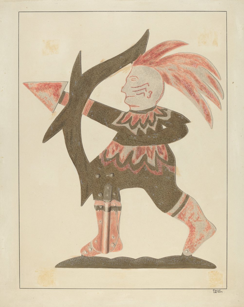Cata-vento indiano, c. 1936. de Carol Larson