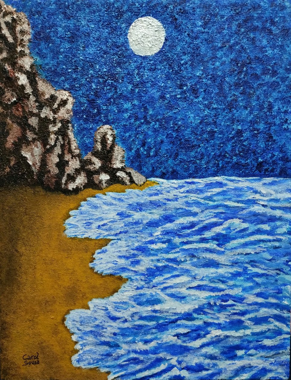 Praia ao luar de Carol Sousa Cuello