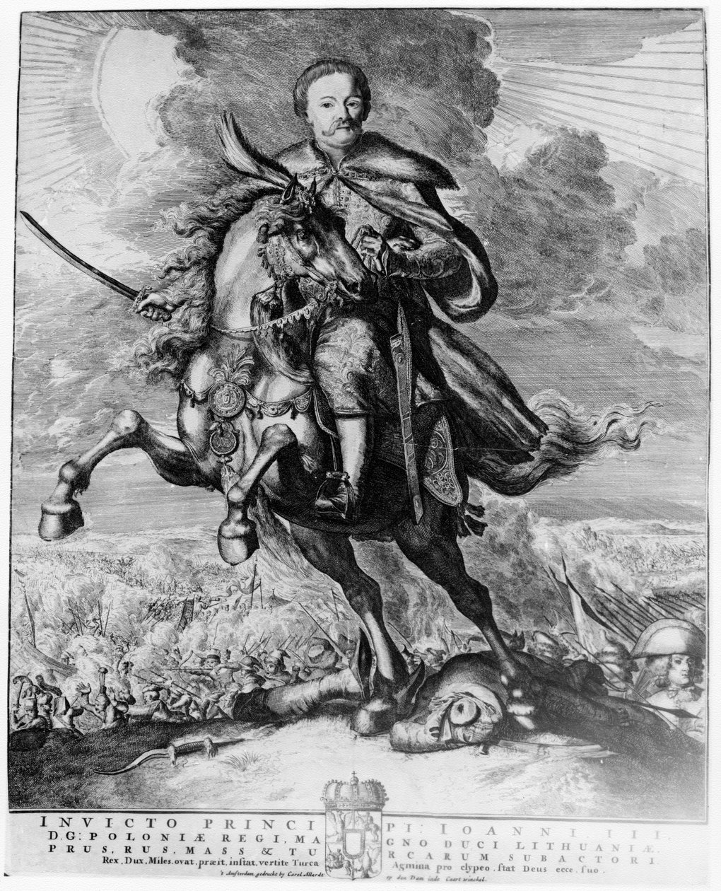 John Sobieski, rei João III da Polônia de Carolus Allardt