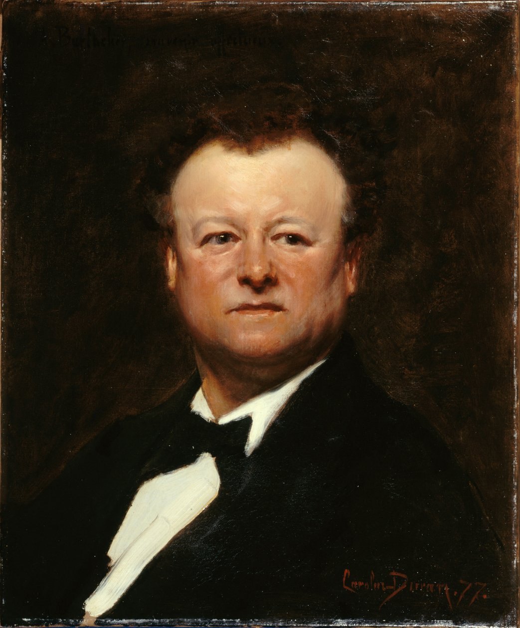 Francês: Portrait de Jean-François Berthelier (1830-1888), chanteur de Carolus Duran