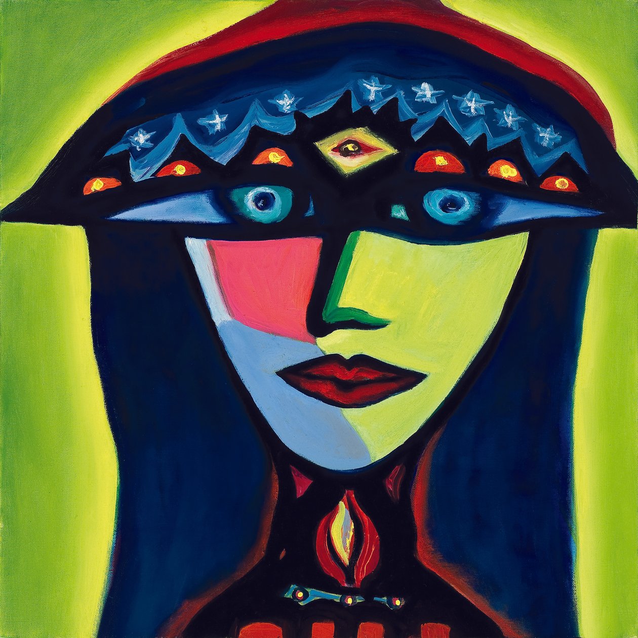 Isabella, A cigana polaca, 2007 (óleo sobre tela) de Carolyn Mary Kleefeld