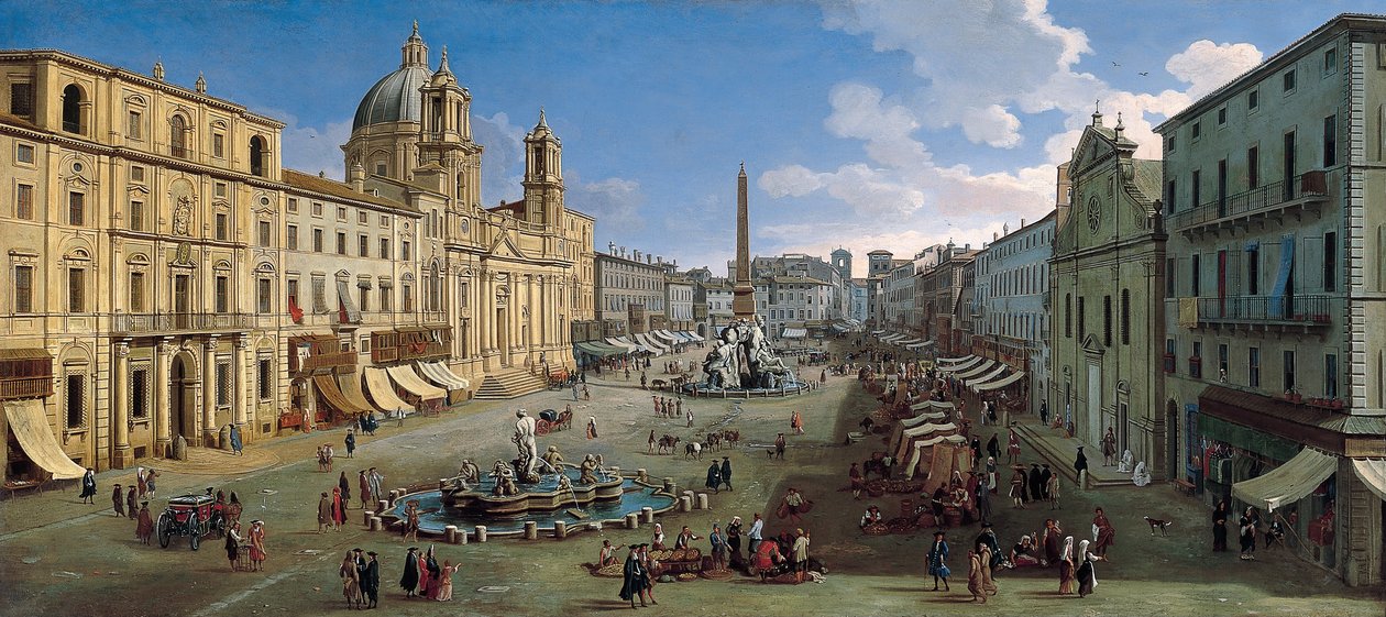 Piazza Navona, Roma de Gaspar van Wittel