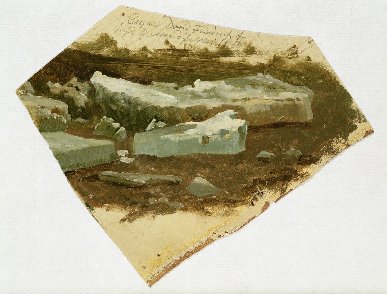 Banquisa de gelo, 1840 de Caspar David Friedrich