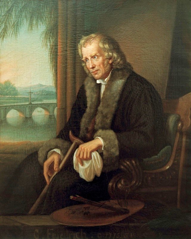 Retrato de Caspar David Friedrich de Caspar David Friedrich