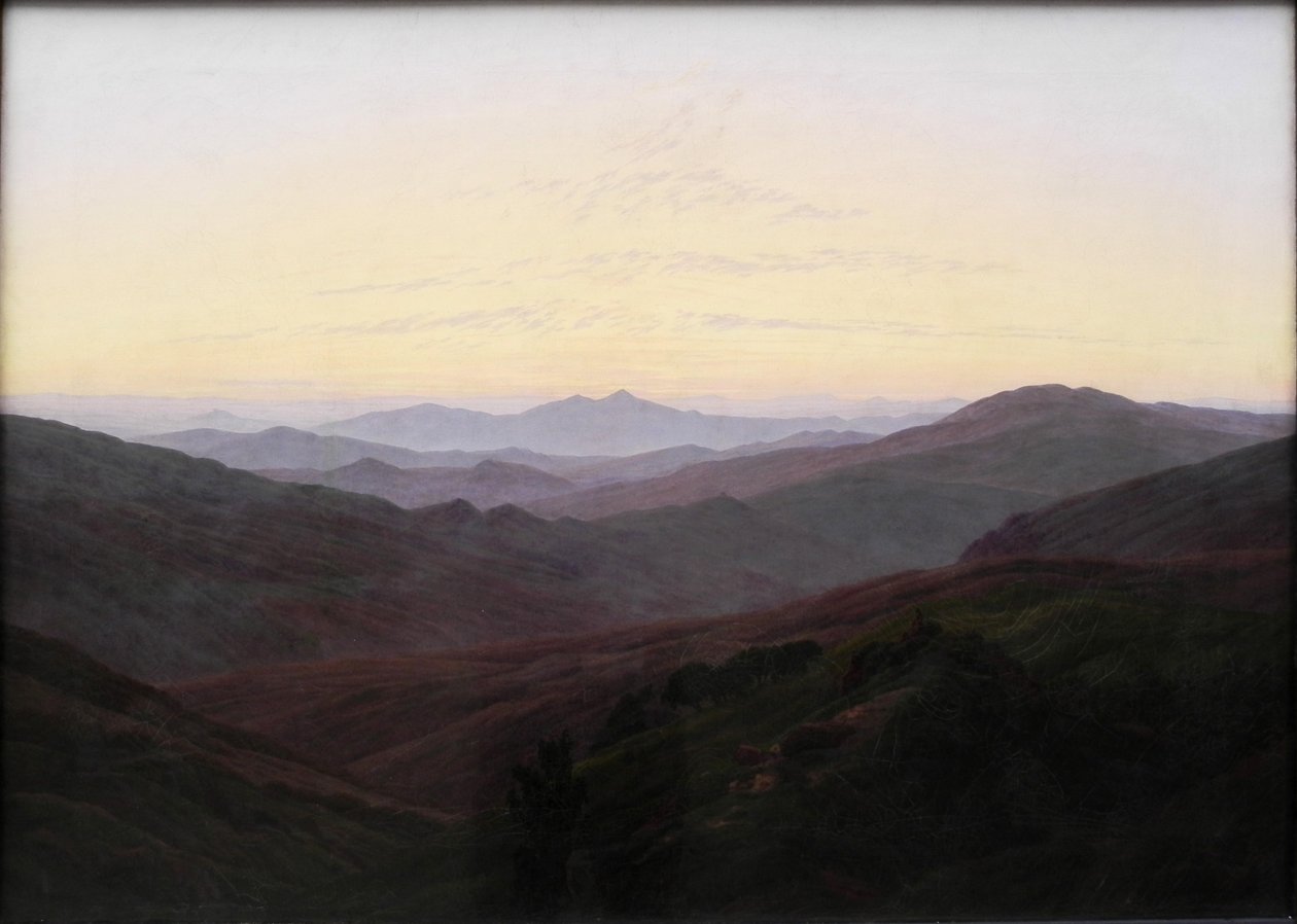 montanhas gigantes de Caspar David Friedrich