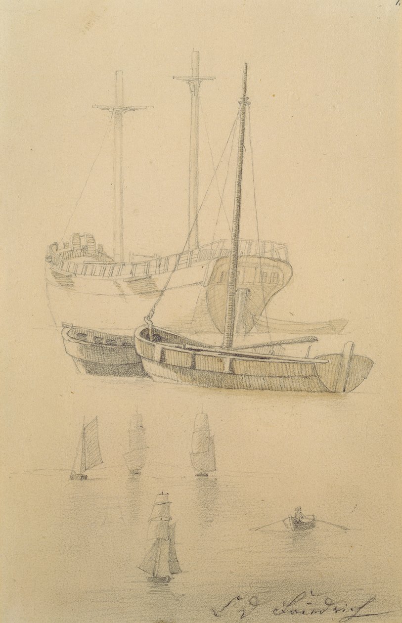 Navios de Caspar David Friedrich