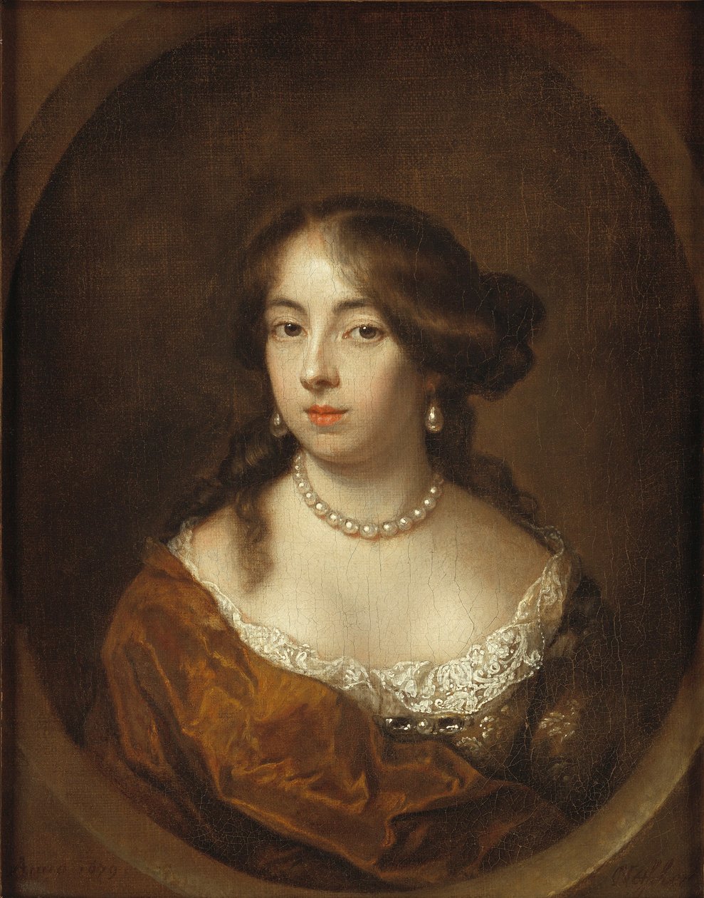 Retrato de Cecília, o Jovem, de Ellemeet de Caspar Netscher