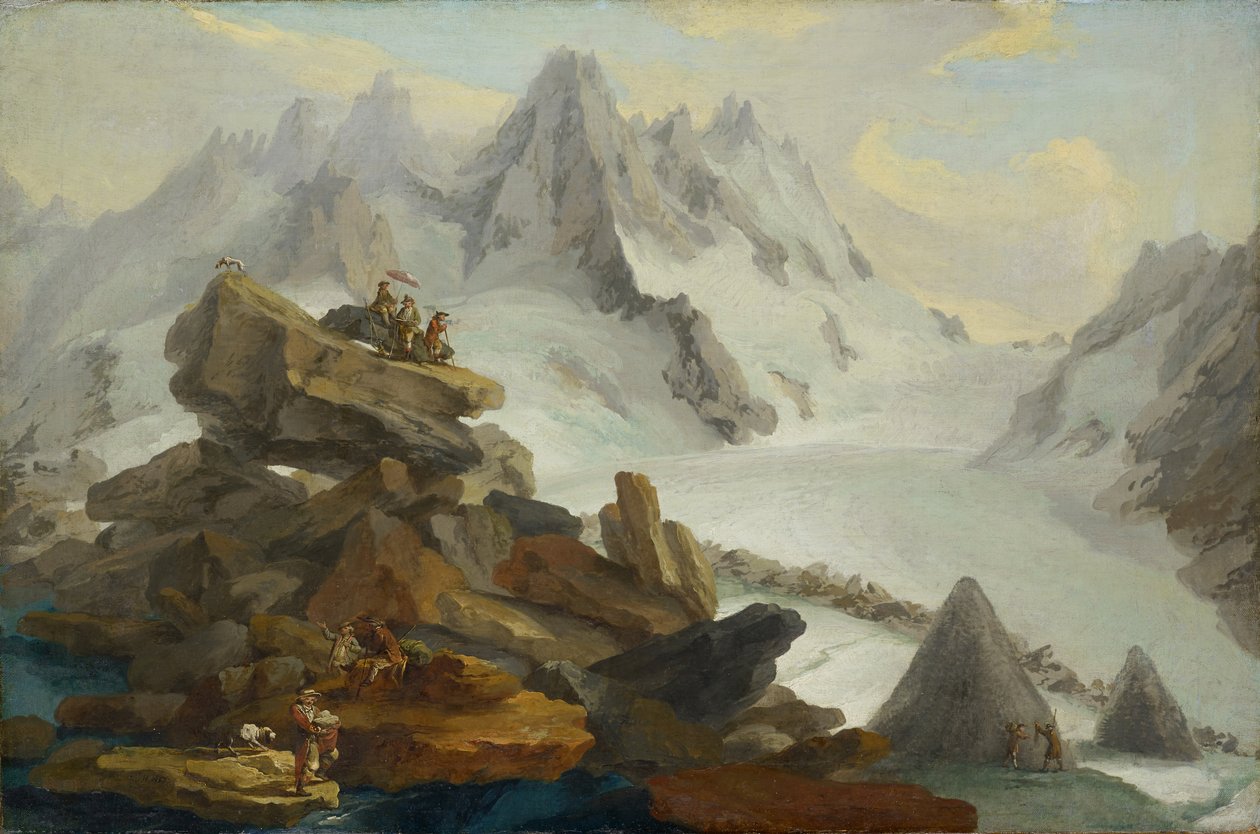 As Montanhas em Lauteraar, 1776 de Caspar Wolf