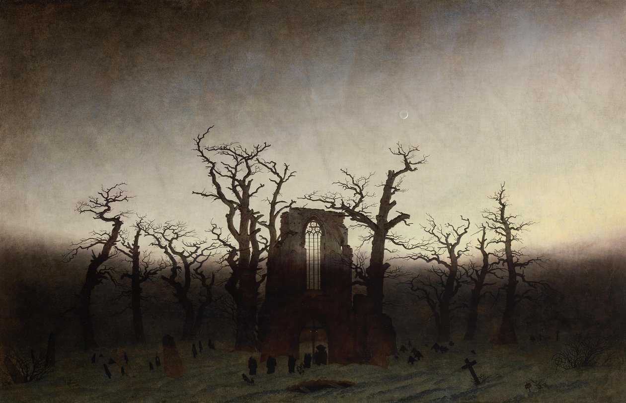 A abadia no carvalhal de Caspar David Friedrich