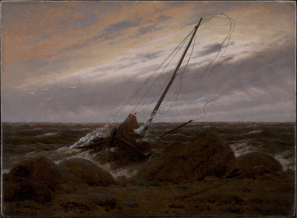 Depois da tempestade, 1817. de Caspar David Friedrich