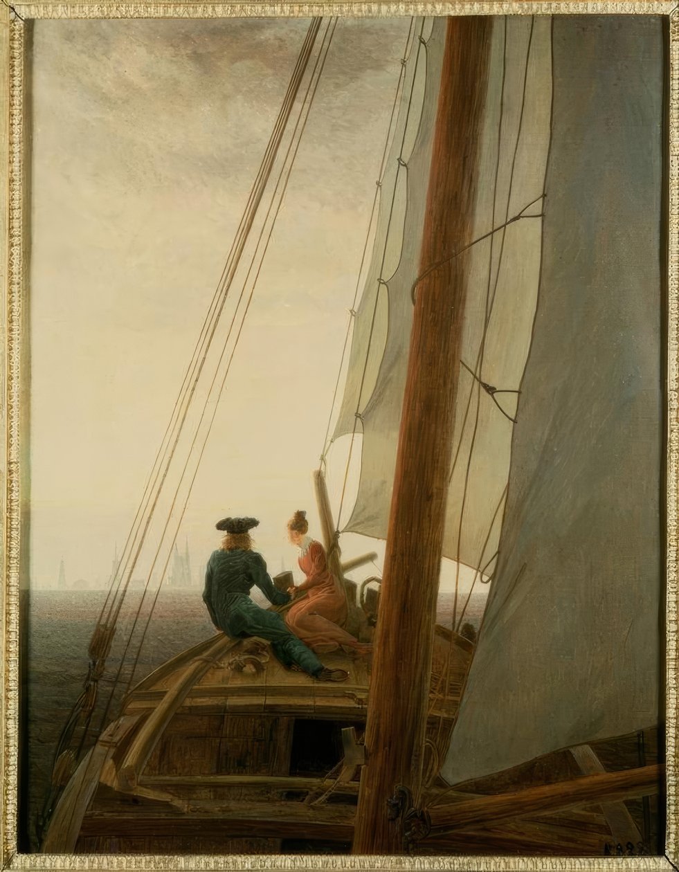 No marinheiro de Caspar David Friedrich