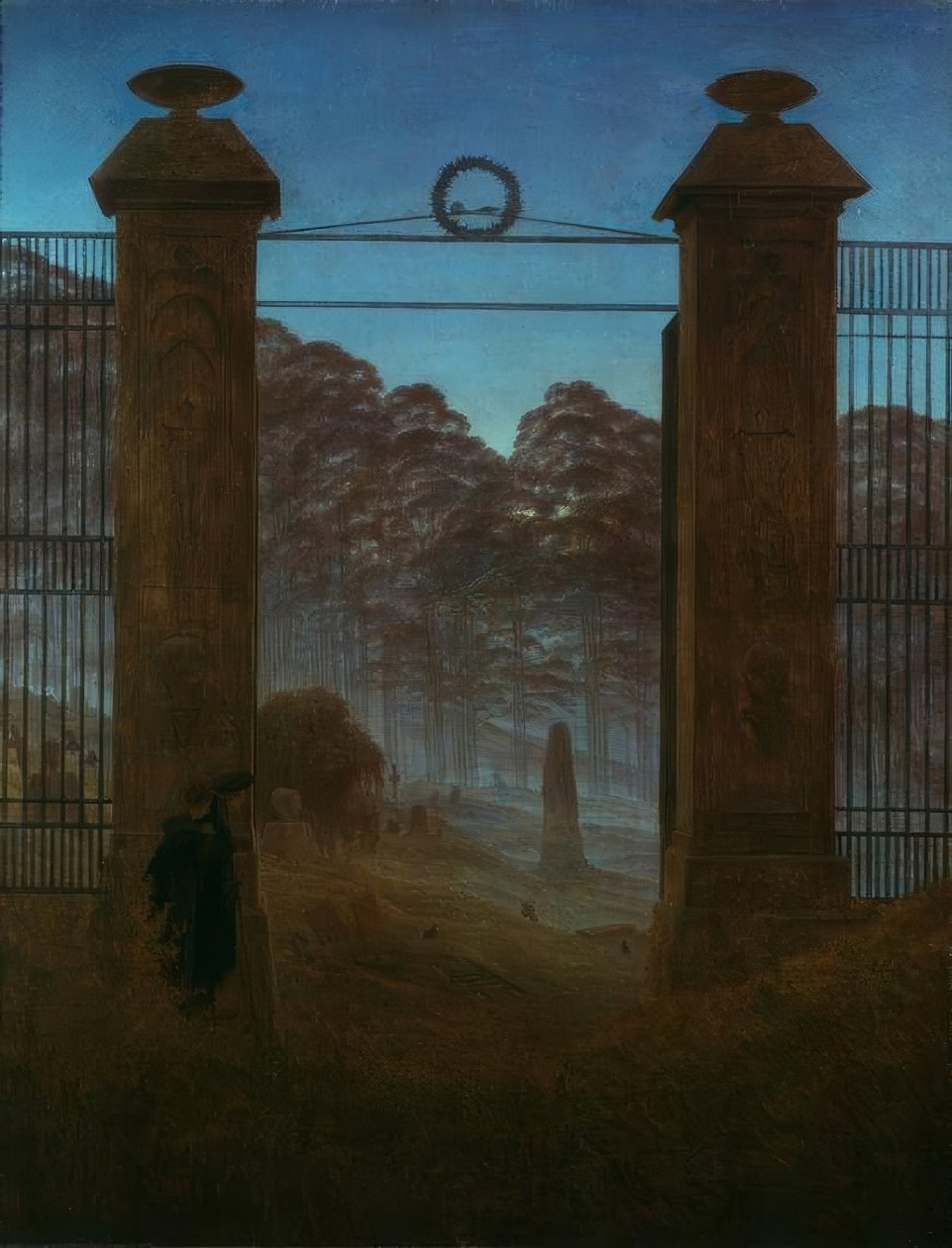 O cemitério de Caspar David Friedrich