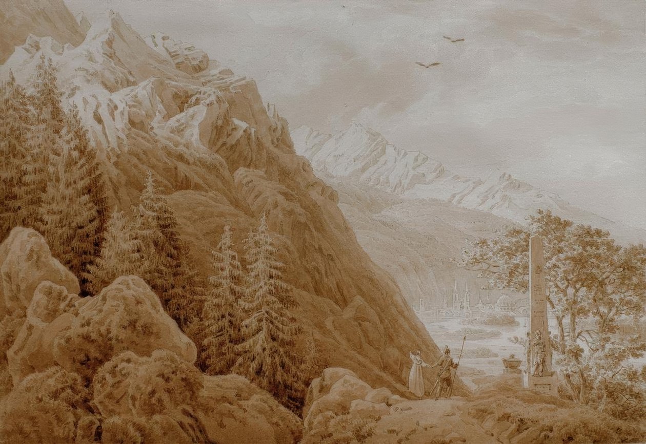 A queda de Caspar David Friedrich