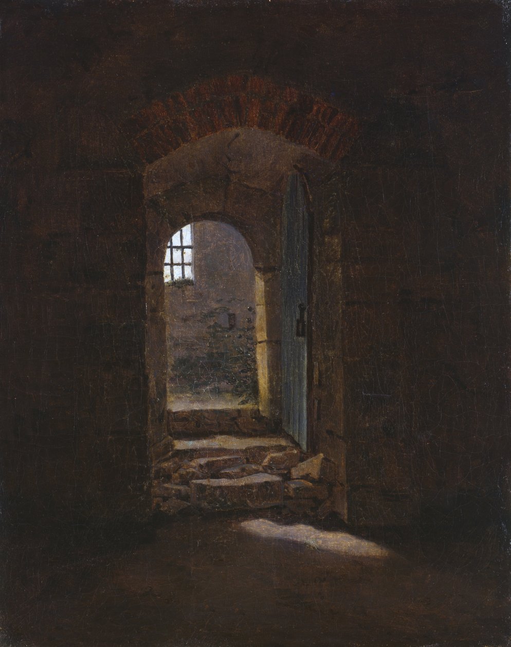 Entrada em Meissen, 1827 de Caspar David Friedrich