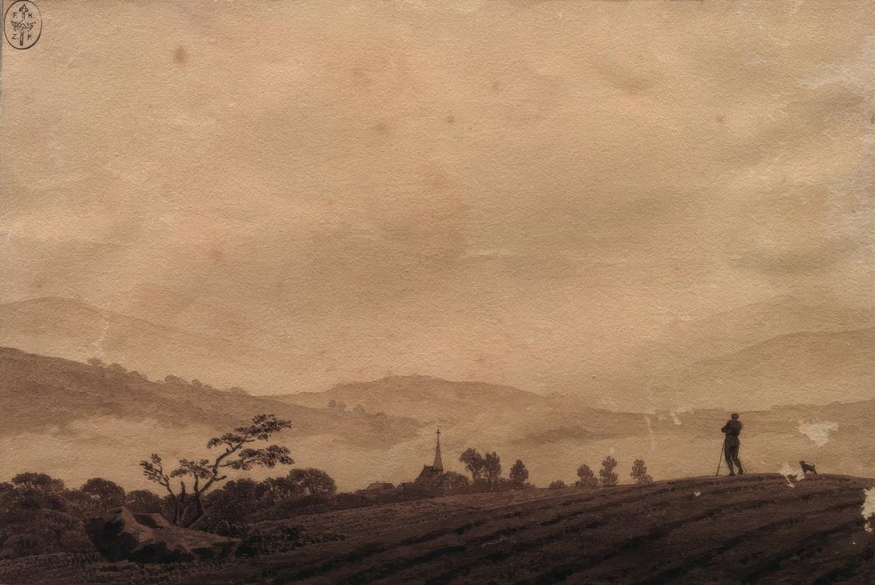 Nebelmorgen de Caspar David Friedrich
