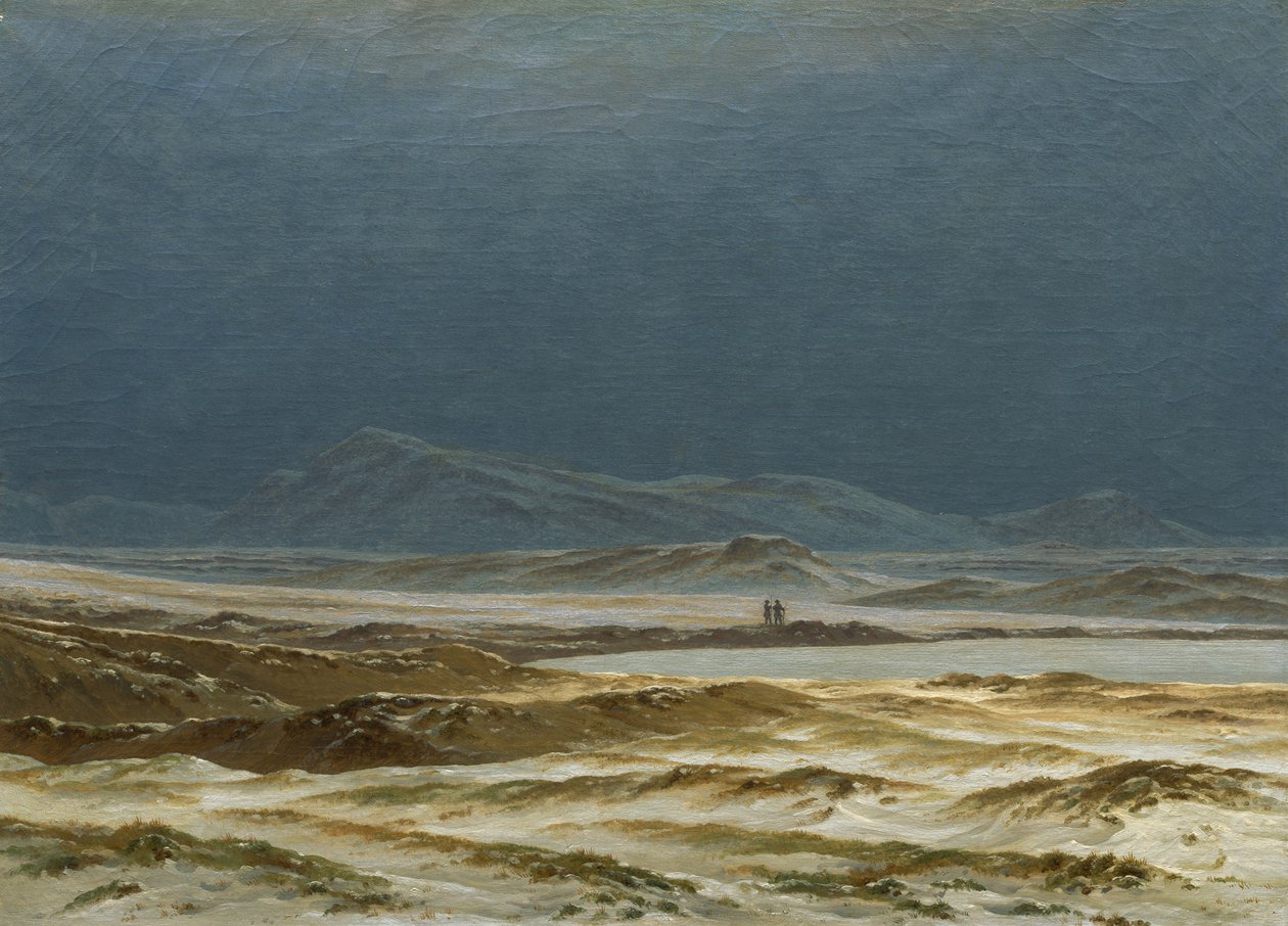 Paisagem do norte, primavera, ca 1825 de Caspar David Friedrich
