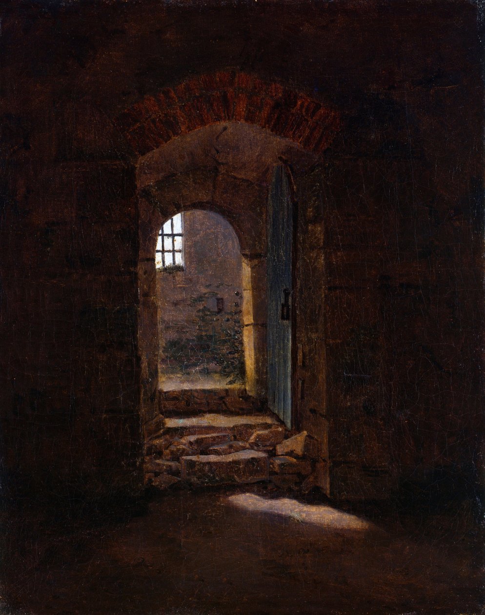 "" Porta de entrada da "Royal School of Meissen" " de Caspar David Friedrich