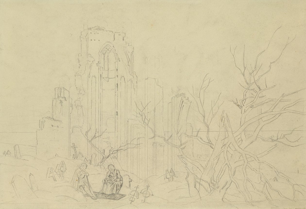 Estudo para o inverno de 1803 de Caspar David Friedrich