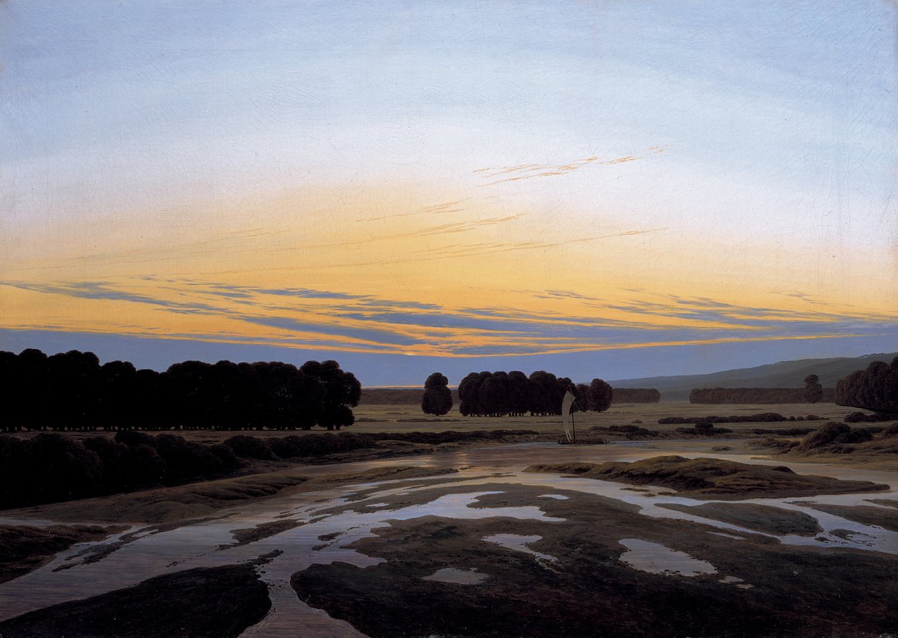 O Grosse Gehege perto de Dresden, 1832 de Caspar David Friedrich
