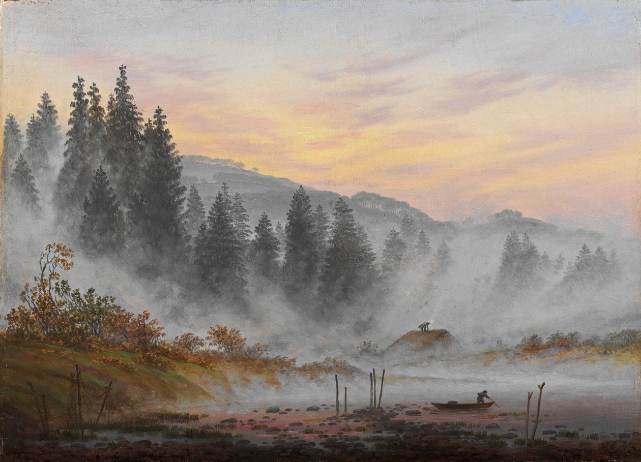 As horas do dia: A manhã de Caspar David Friedrich
