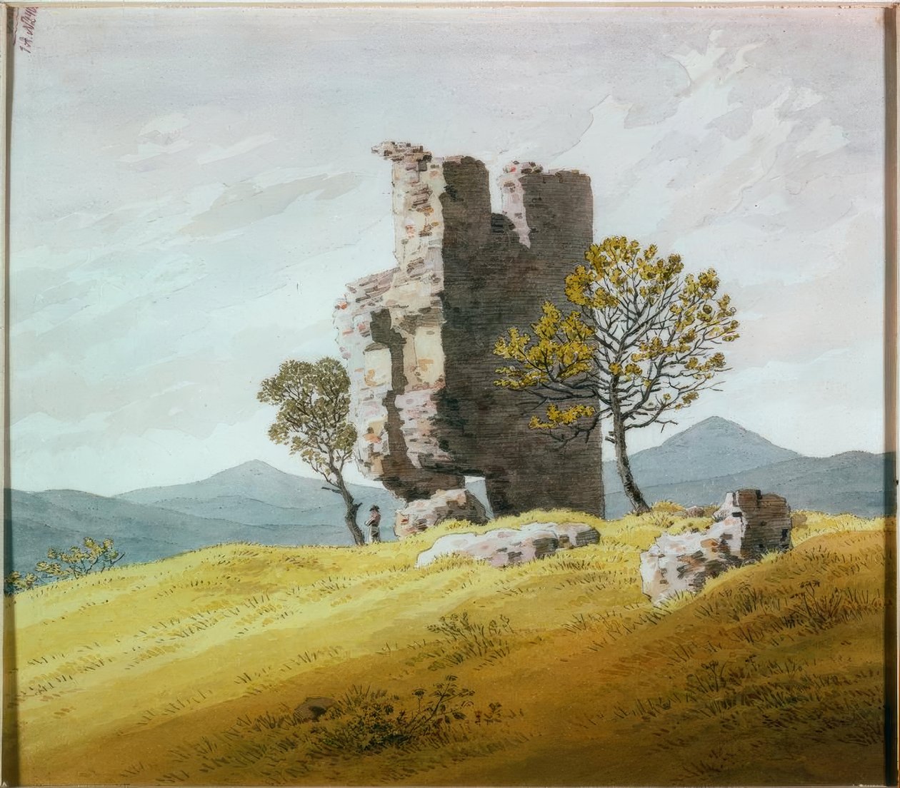 Turmruine de Caspar David Friedrich
