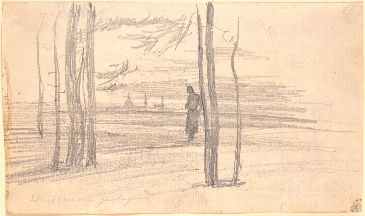 Vista de Dresden de Caspar David Friedrich