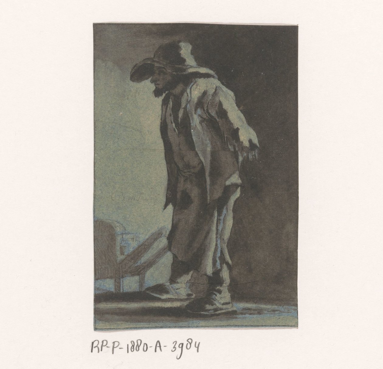 Wanderer em um carrinho de mão de Caspar Jacobsz. Philips