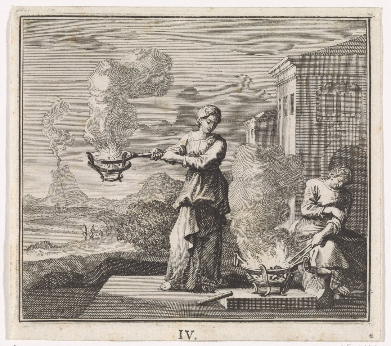 Emblema: fogo de Caspar Luyken