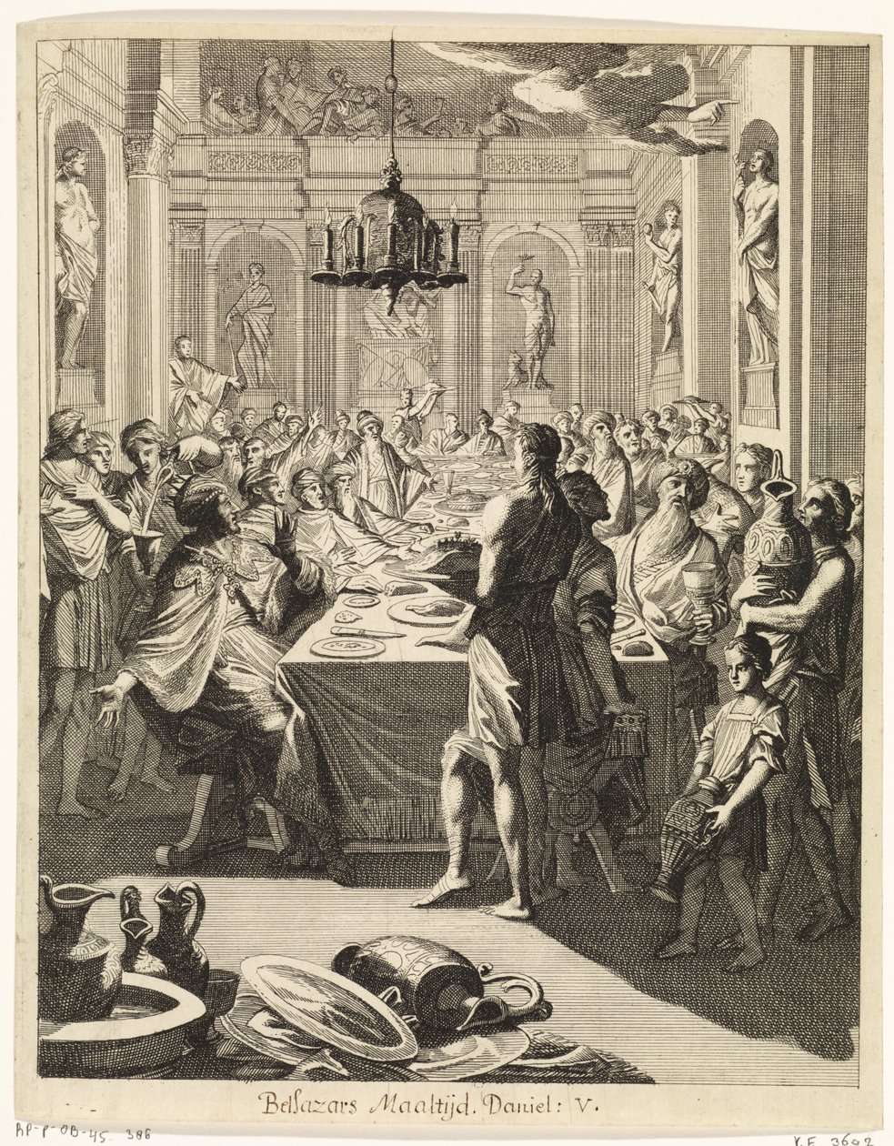 O banquete de Belsassar de Caspar Luyken