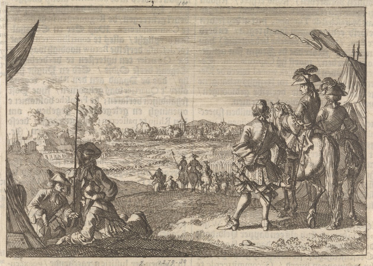 Captura de Nijmegen pelos franceses, 1672 de Caspar Luyken