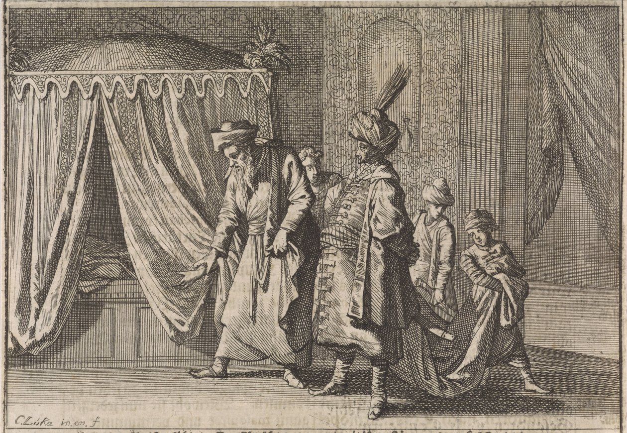 Enfermo da esposa do paxá, 1639 de Caspar Luyken