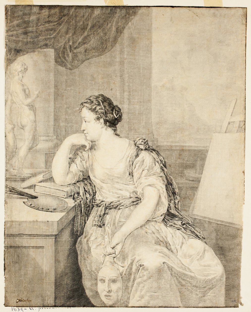 Retrato de Madame de Poullain de Caspar Netscher