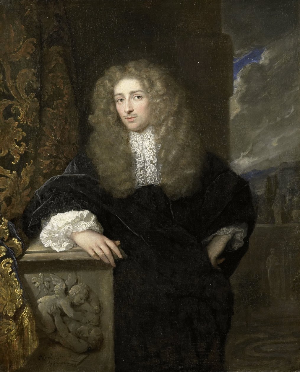 Retrato de um homem, possivelmente um membro da família van Citters de Caspar Netscher