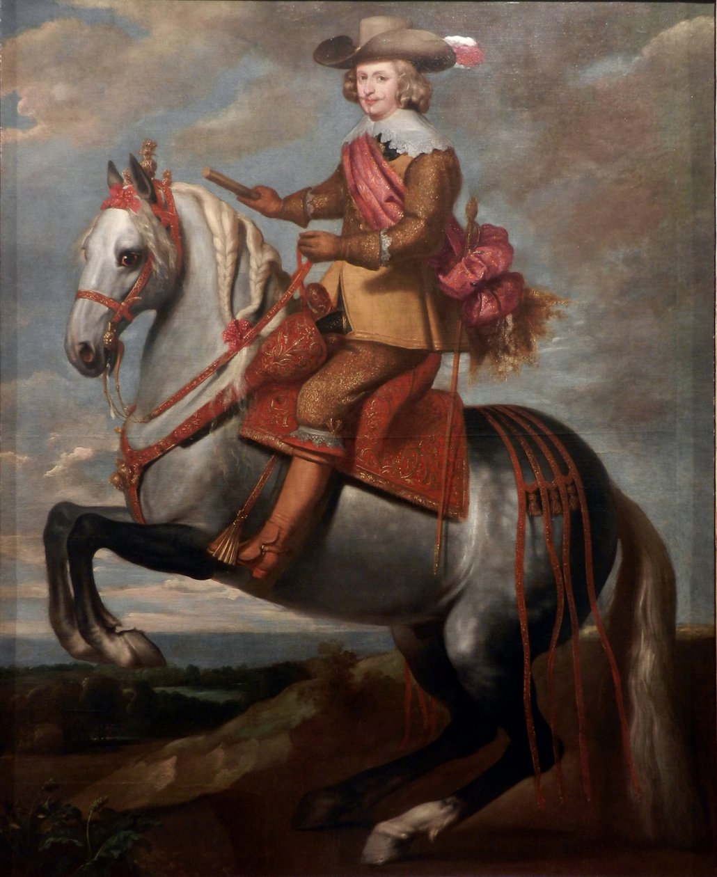 Retrato equestre do Cardeal Infante Ferdinand da Áustria de Caspar de Crayer