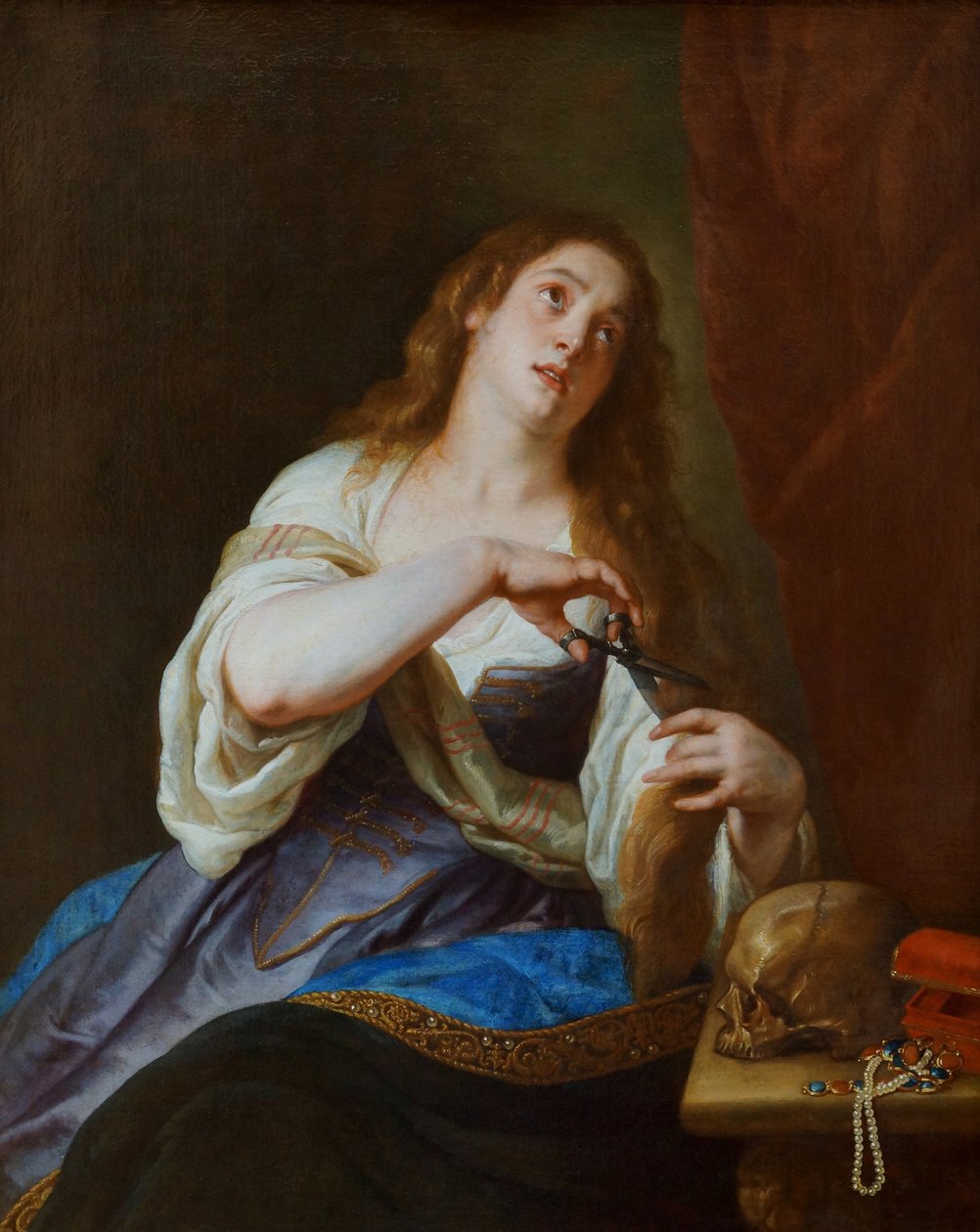 A arrependida Maria Madalena de Caspar de Crayer