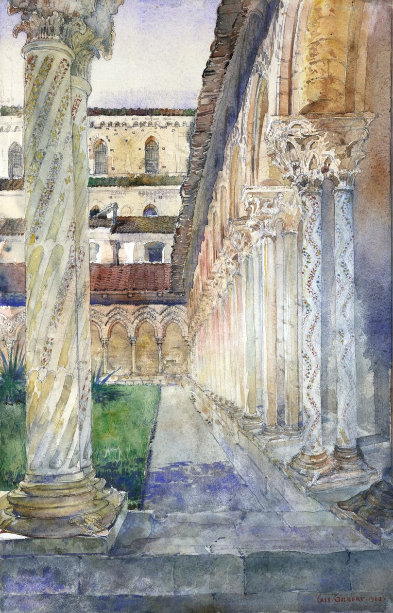 Catedral de Monreale, Sicília de Cass Gilbert