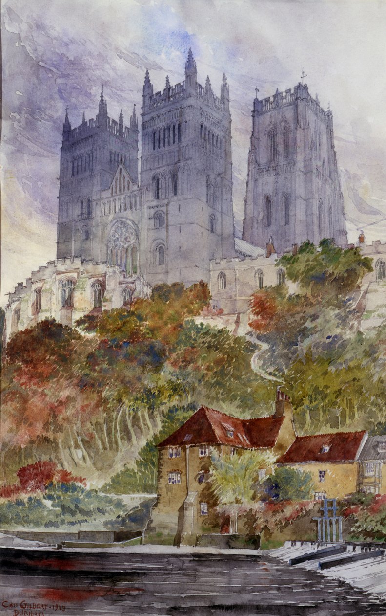 Catedral de Durham, Inglaterra, 1913. de Cass Gilbert