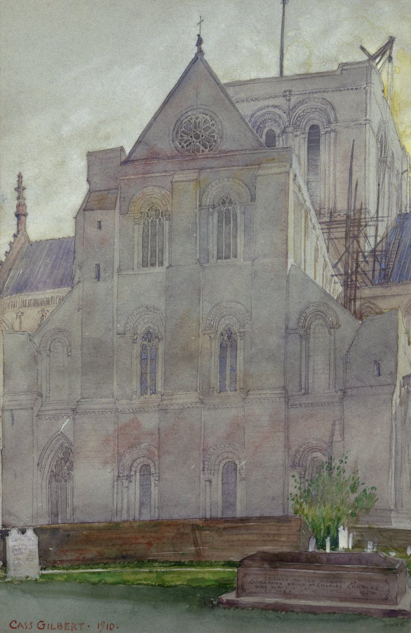 Transepto Norte, Catedral de Winchester, Inglaterra de Cass Gilbert